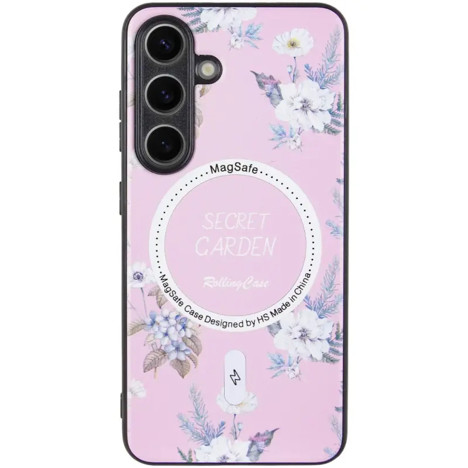Чохол TPU+PC Secret Garden with MagFit для Samsung Galaxy S24 FE Pink