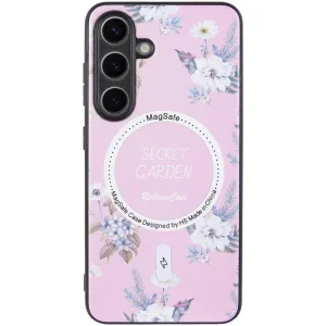 Чохол TPU+PC Secret Garden with MagFit для Samsung Galaxy S24 FE Pink