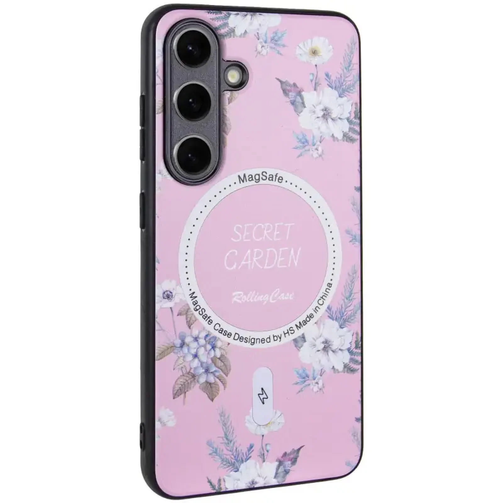 Чохол TPU+PC Secret Garden with MagFit для Samsung Galaxy S24 FE Pink