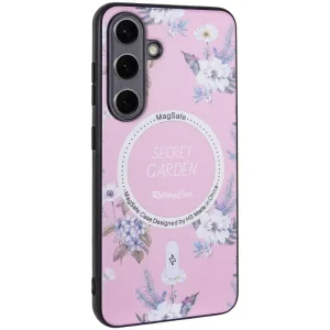 Чохол TPU+PC Secret Garden with MagFit для Samsung Galaxy S24 FE Pink