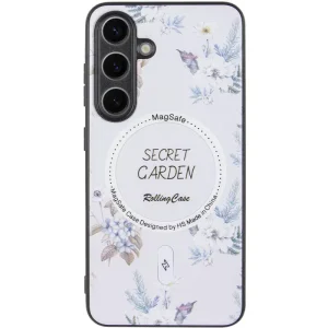 Чохол TPU+PC Secret Garden with MagFit для Samsung Galaxy S24 FE White