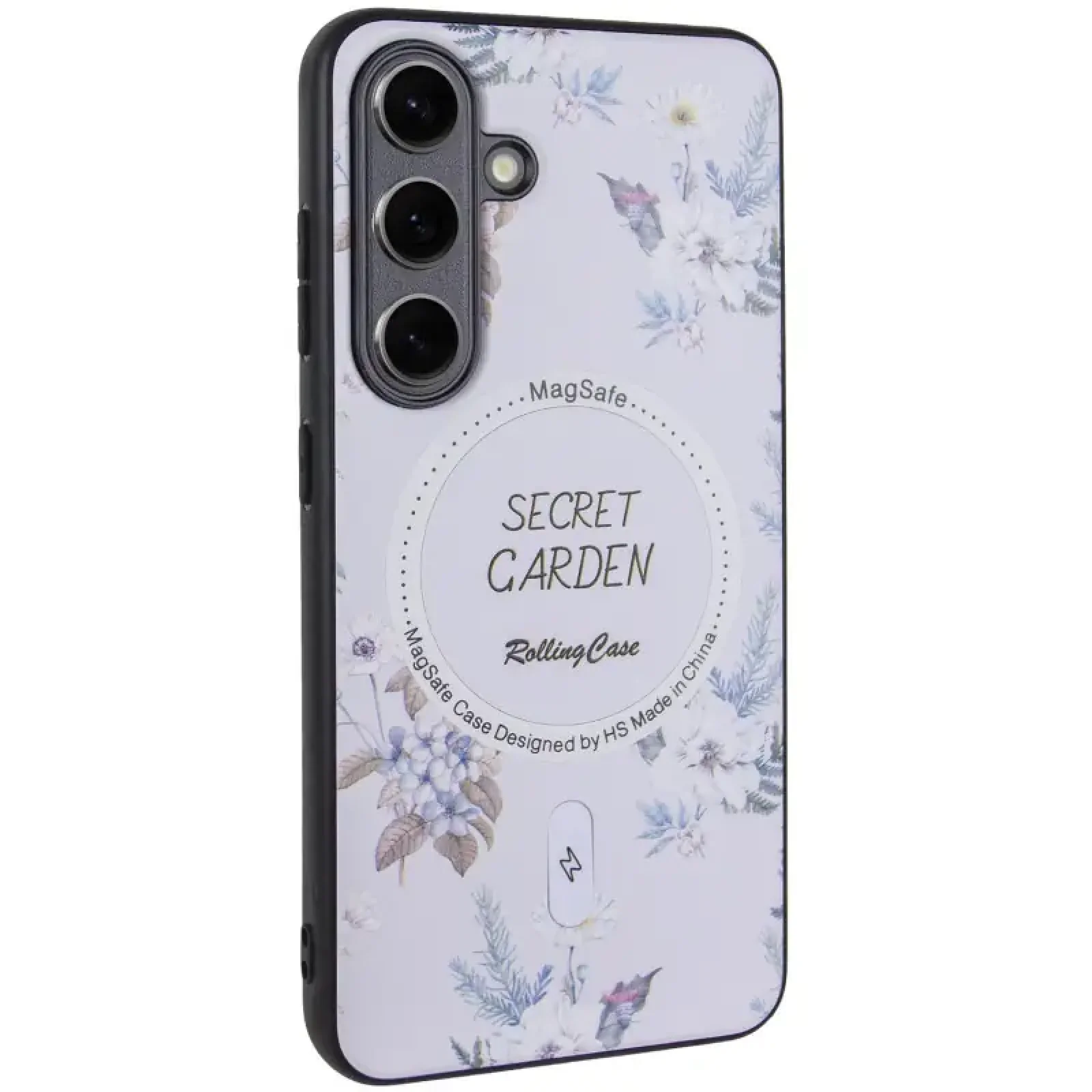 Чохол TPU+PC Secret Garden with MagFit для Samsung Galaxy S24 FE White