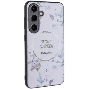 Чохол TPU+PC Secret Garden with MagFit для Samsung Galaxy S24 FE White