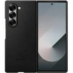 Колір: Чорний - Чохол Leather Case (AAA) для Samsung Galaxy Fold6 Black