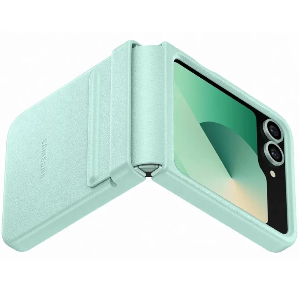 Чохол Leather Case (AAA) для Samsung Galaxy Flip6 Turquoise