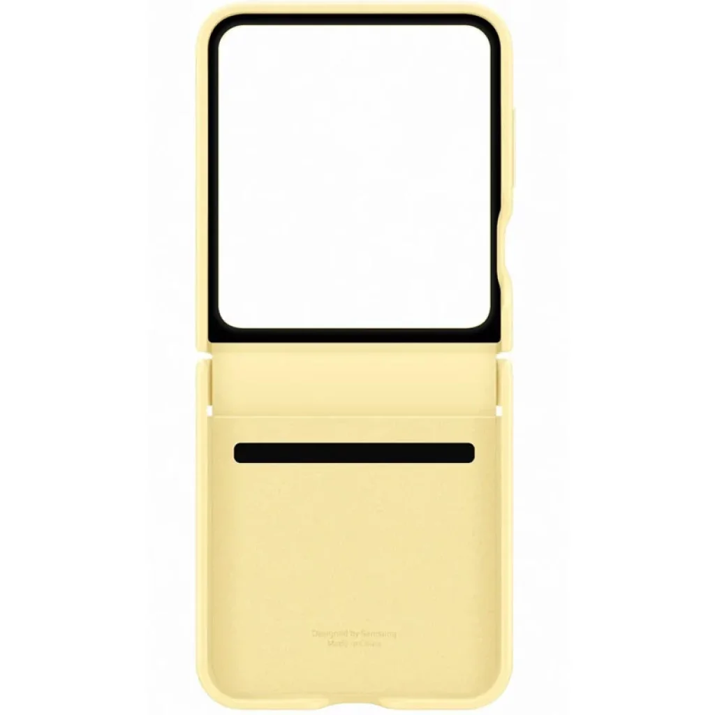 Чохол Leather Case (AAA) для Samsung Galaxy Flip6 Yellow