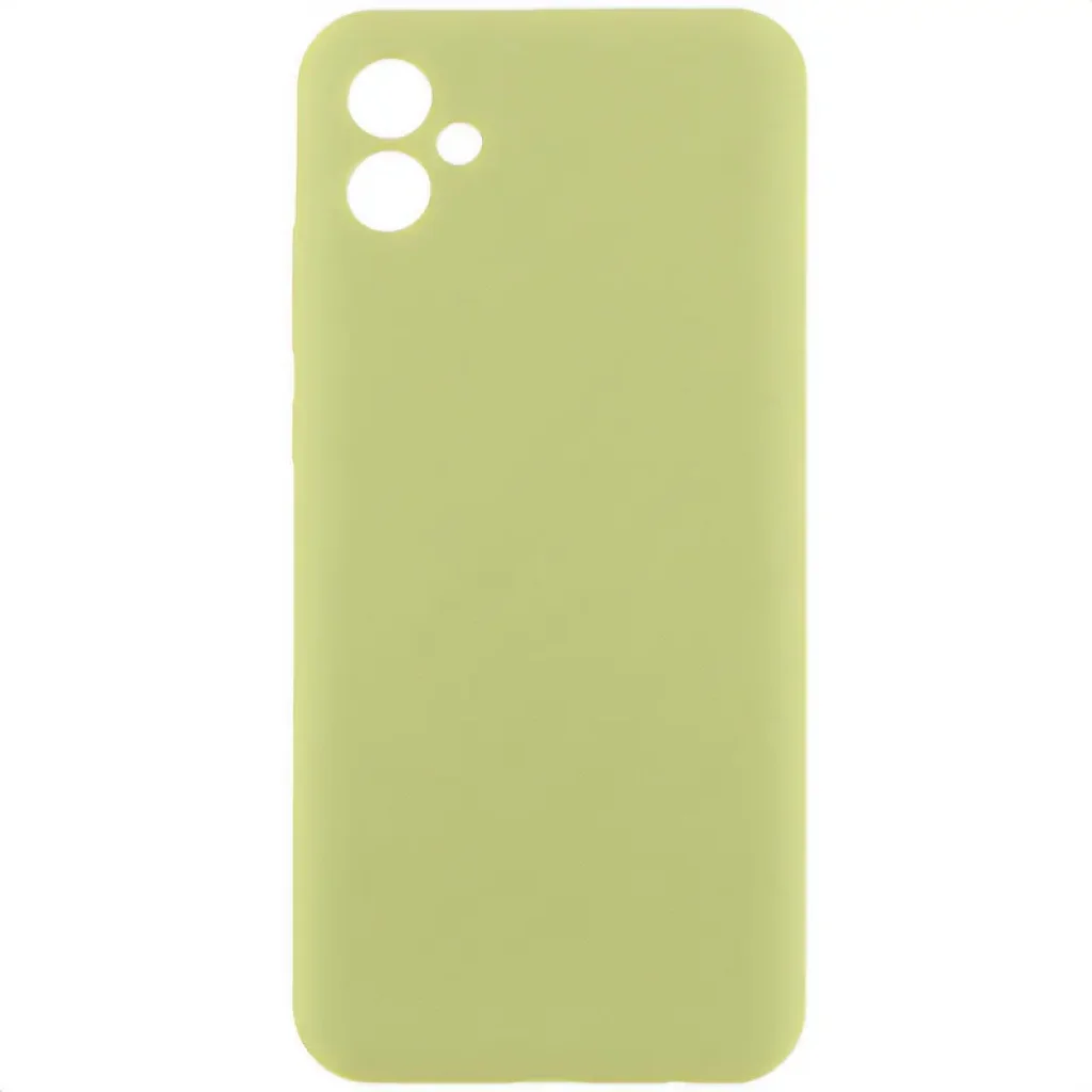 Чохол Silicone Cover Lakshmi Full Camera (AA) для Samsung Galaxy A06 Mellow Yellow