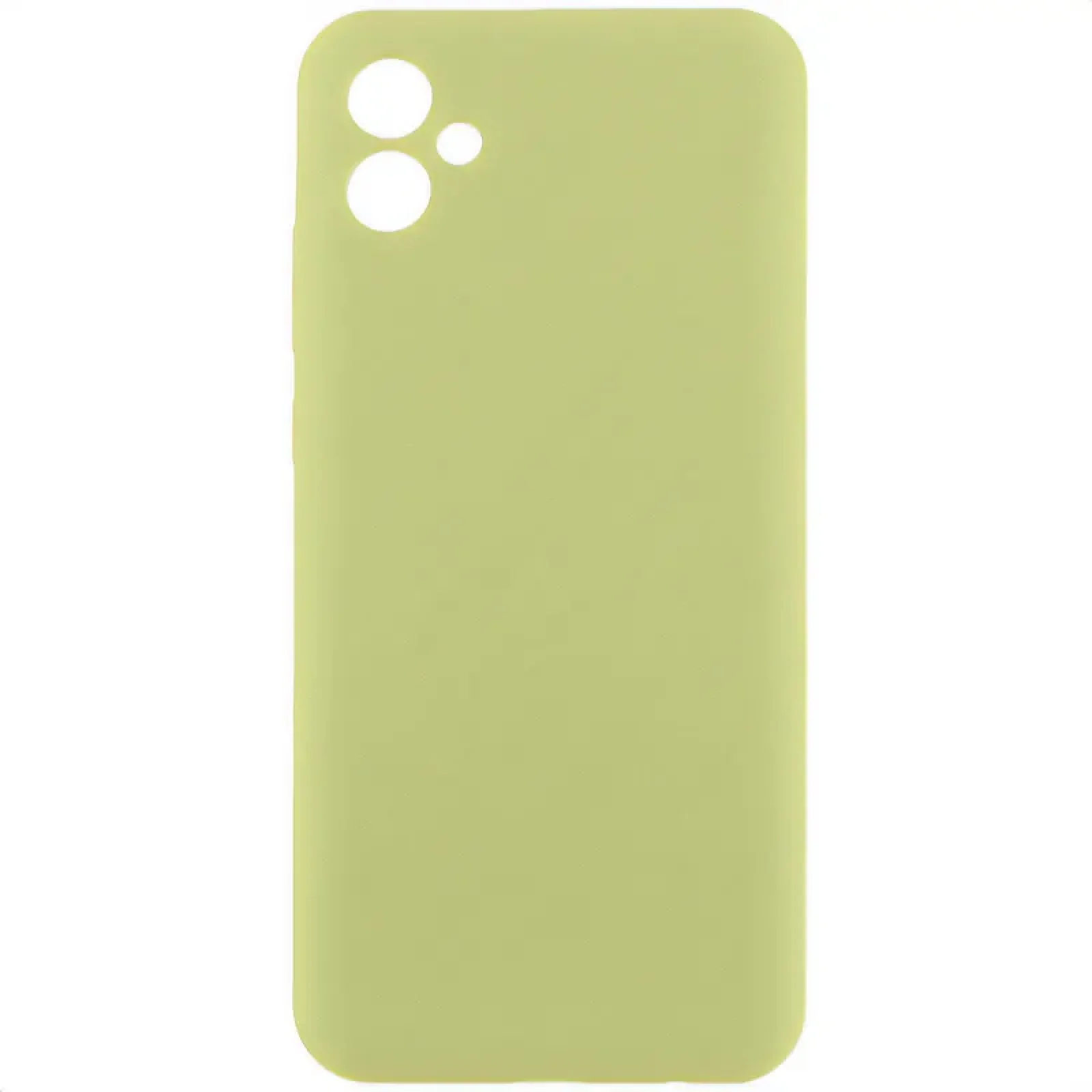 Чехол Silicone Cover Lakshmi Full Camera (AA) для Samsung Galaxy A06 Mellow Yellow