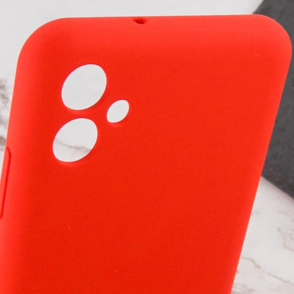 Чехол Silicone Cover Lakshmi Full Camera (AA) для Samsung Galaxy A06 Red