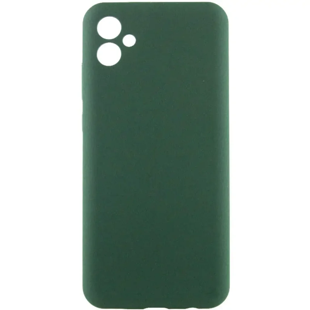 Чехол Silicone Cover Lakshmi Full Camera (AA) для Samsung Galaxy A06 Dark Green