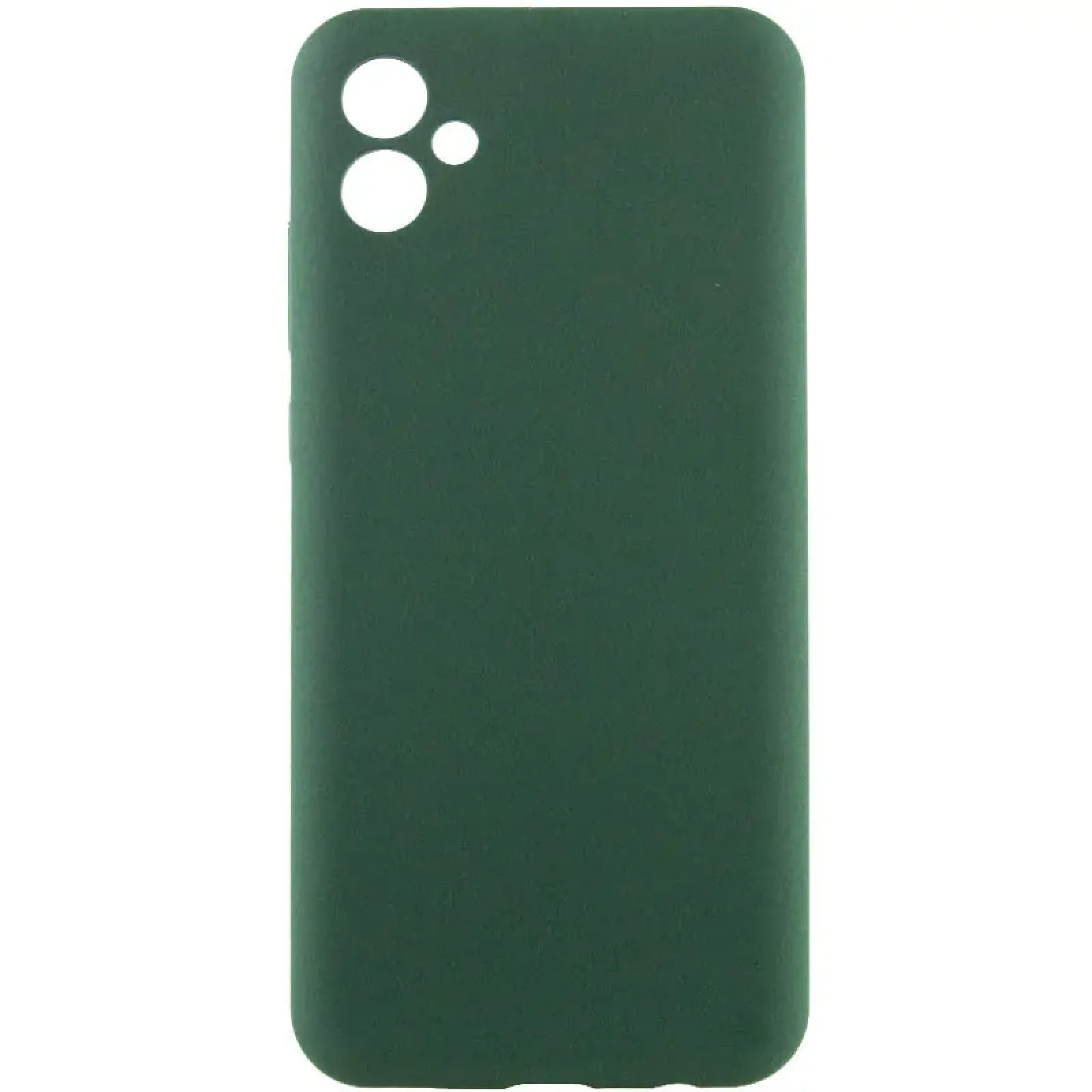 Чохол Silicone Cover Lakshmi Full Camera (AA) для Samsung Galaxy A06 Dark Green