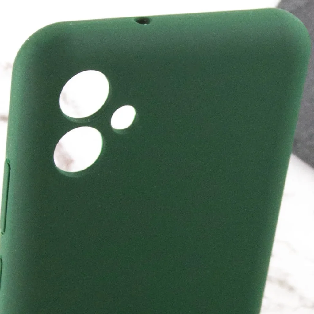 Чехол Silicone Cover Lakshmi Full Camera (AA) для Samsung Galaxy A06 Dark Green