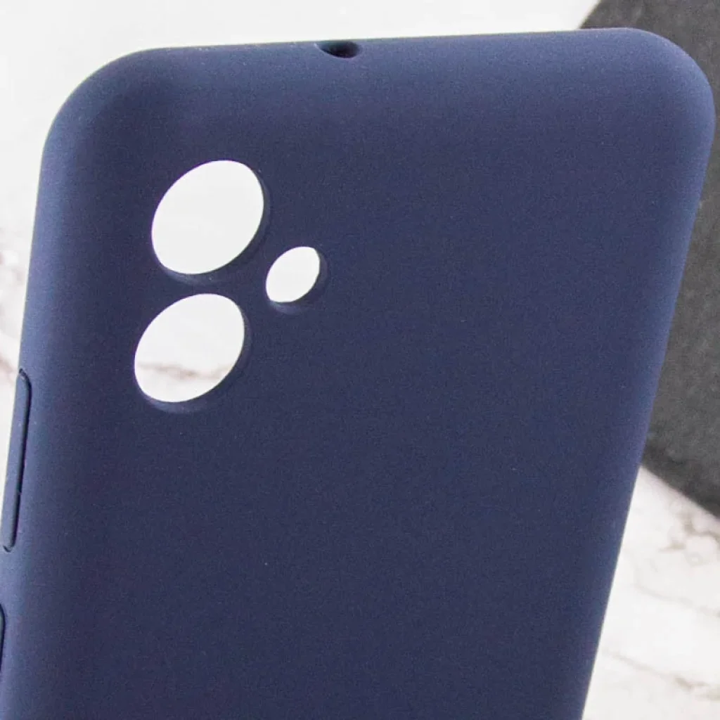 Чохол Silicone Cover Lakshmi Full Camera (AA) для Samsung Galaxy A06 Midnight Blue