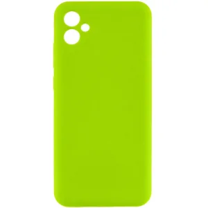 Чохол Silicone Cover Lakshmi Full Camera (AA) для Samsung Galaxy A06 Neon Green