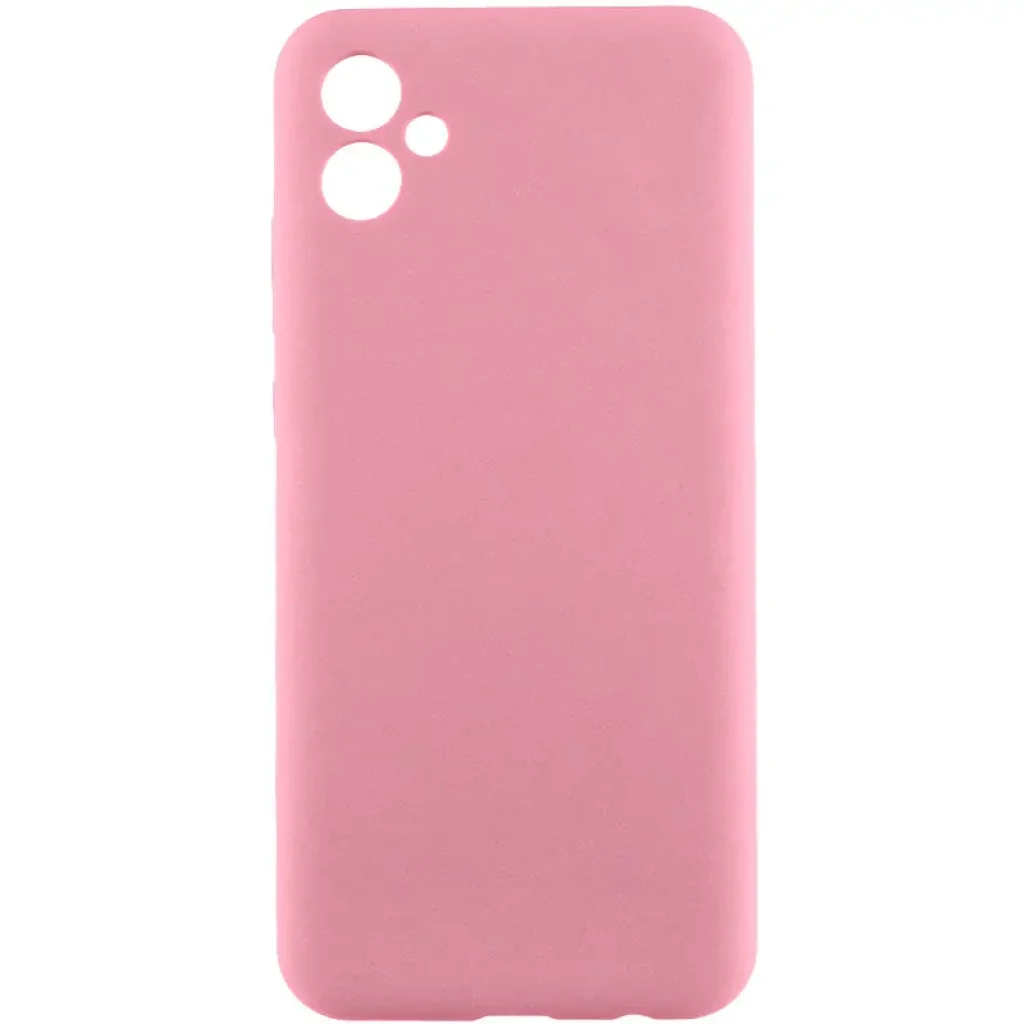 Чехол Silicone Cover Lakshmi Full Camera (AA) для Samsung Galaxy A06 Pink