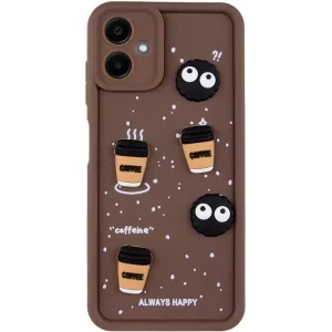 Чохол TPU Toys Case для Samsung Galaxy A06 Brown Always Happy