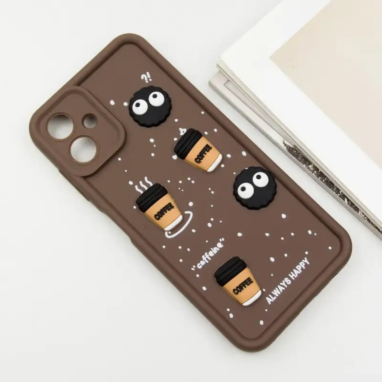 Чехол TPU Toys Case для Samsung Galaxy A06 Brown Always Happy