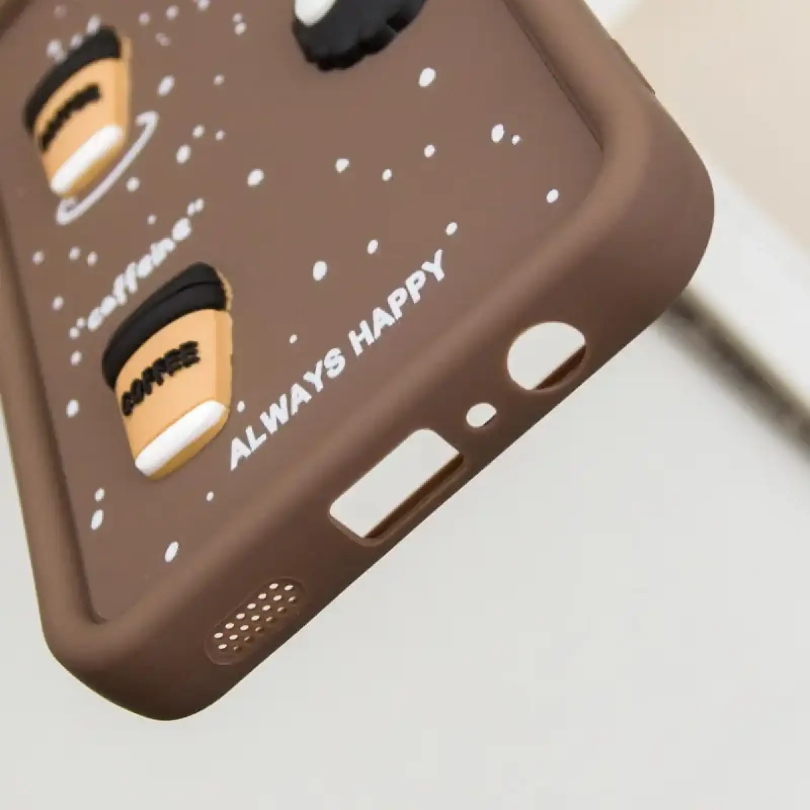 Чехол TPU Toys Case для Samsung Galaxy A06 Brown Always Happy