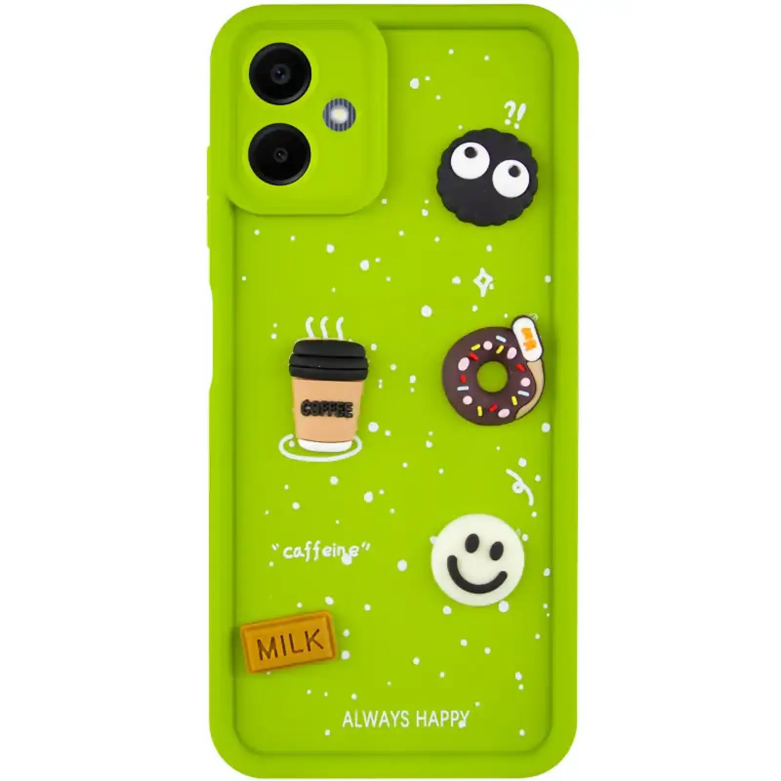 Чохол TPU Toys Case для Samsung Galaxy A06 Light Green Always Happy