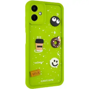 Колір: Зелений - Чохол TPU Toys Case для Samsung Galaxy A06 Light Green Always Happy