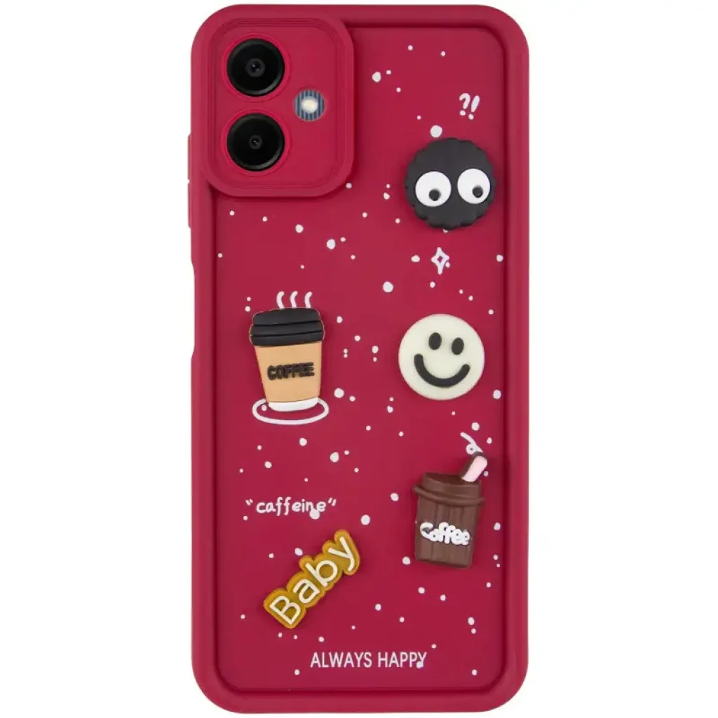 Чехол TPU Toys Case для Samsung Galaxy A06 Red Always Happy