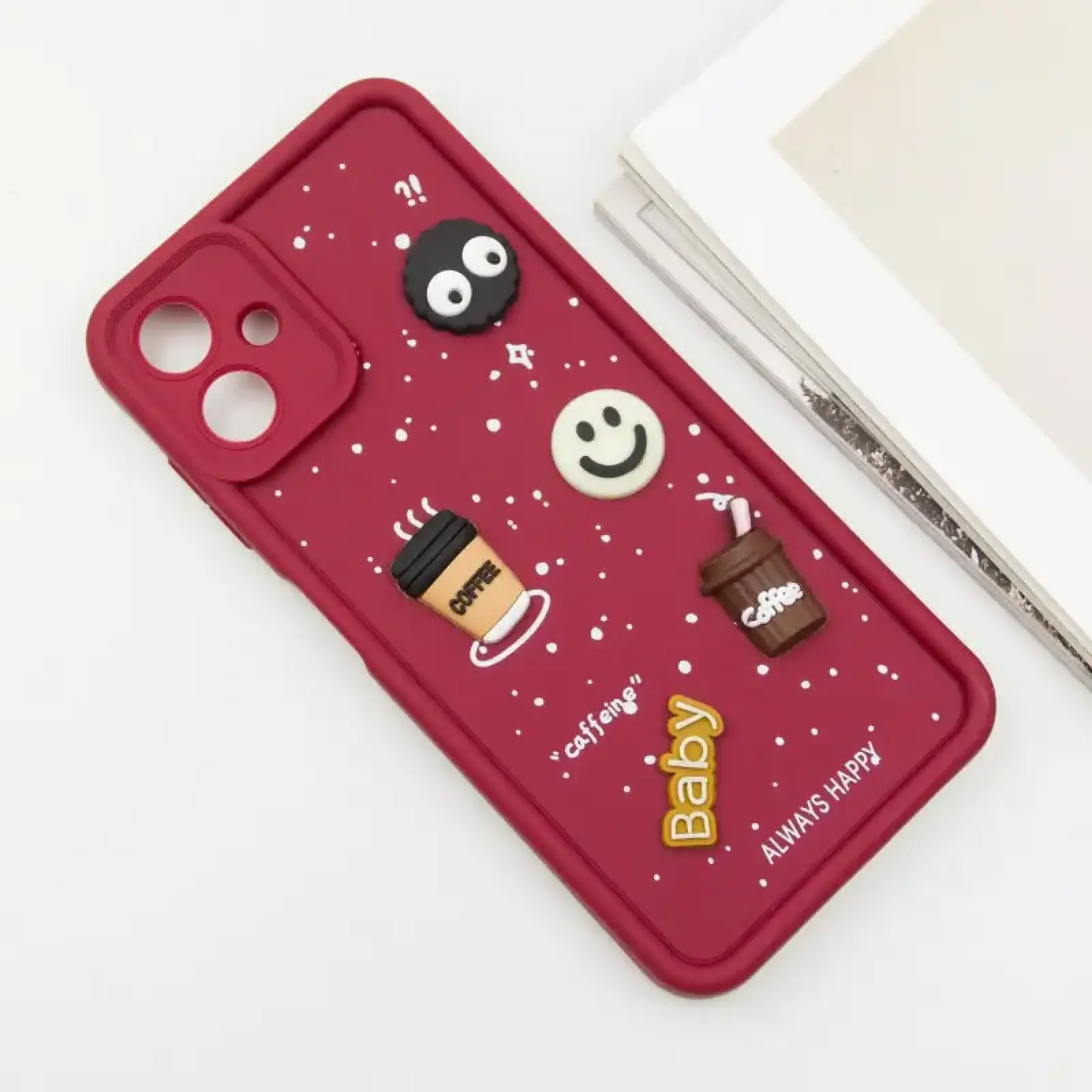 Чехол TPU Toys Case для Samsung Galaxy A06 Red Always Happy