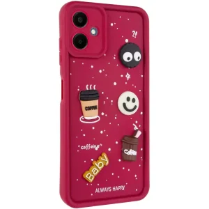 Цвет: Красный - Чехол TPU Toys Case для Samsung Galaxy A06 Red Always Happy
