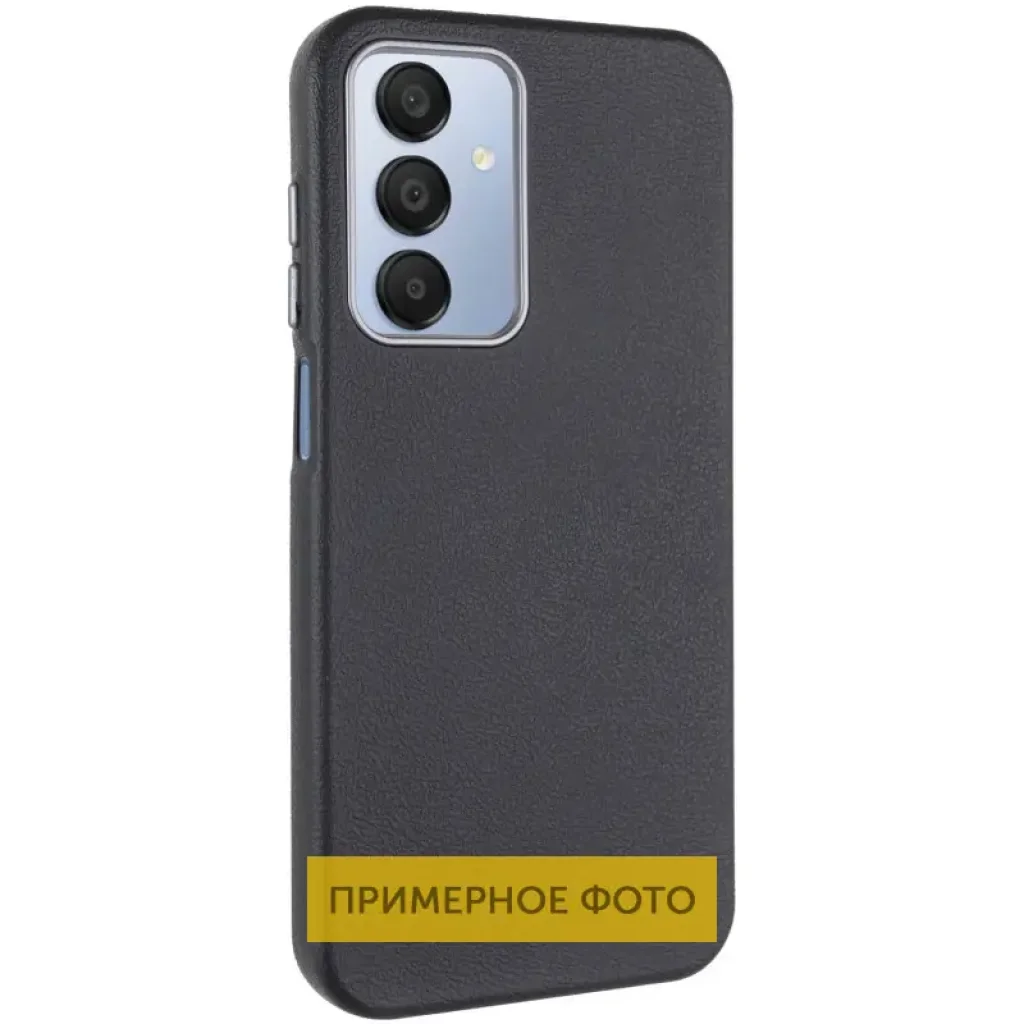 Чехол Leather Case Metal Buttons для Samsung Galaxy A06 Black