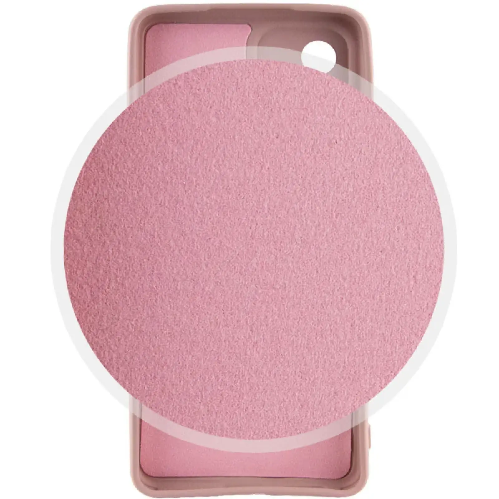 Чехол Silicone Cover Lakshmi Full Camera (AA) для Samsung Galaxy A16 4G/5G Pink Sand