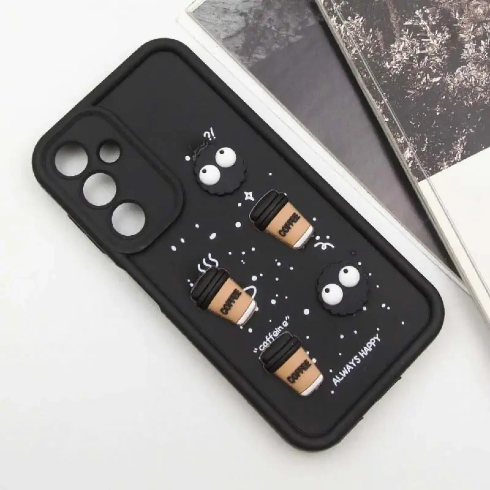 Чохол TPU Toys Case для Samsung Galaxy A16 4G/5G Black Always Happy