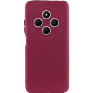 Цвет: Бордовый - Чехол Silicone Cover Lakshmi Full Camera (AA) для Xiaomi Redmi 14C, Poco C75 Marsala