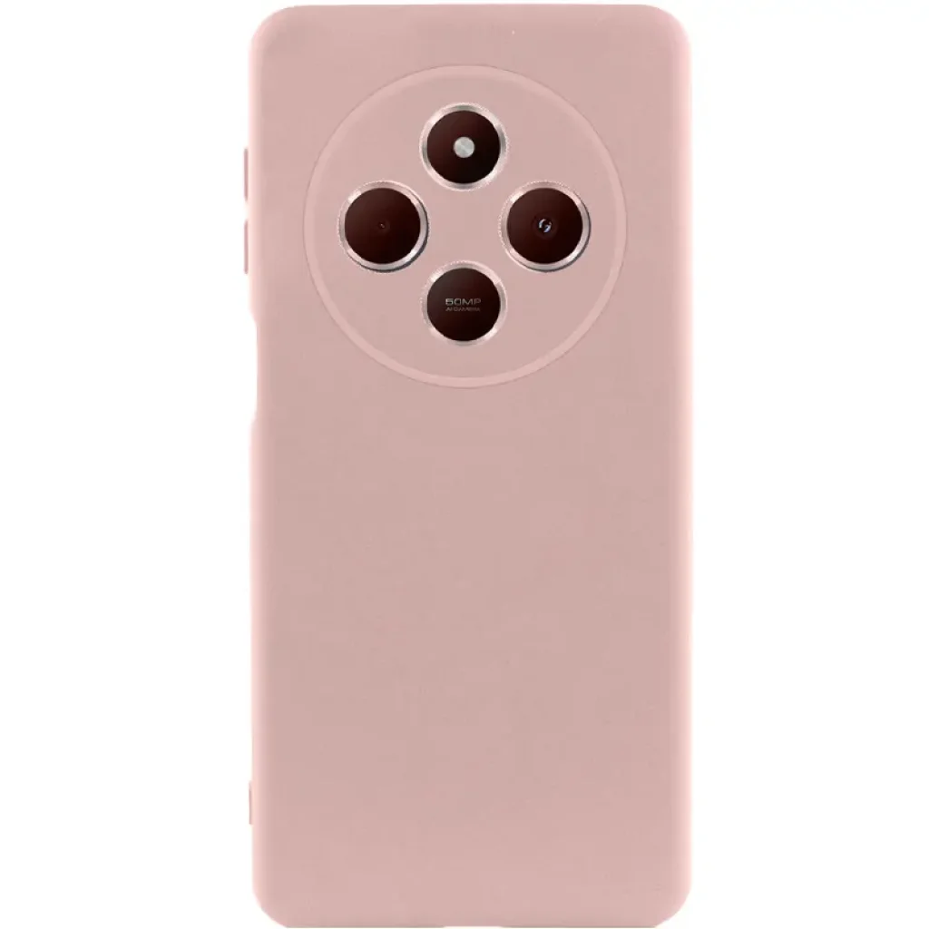 Чехол Silicone Cover Lakshmi Full Camera (AA) для Xiaomi Redmi 14C, Poco C75 Pink Sand