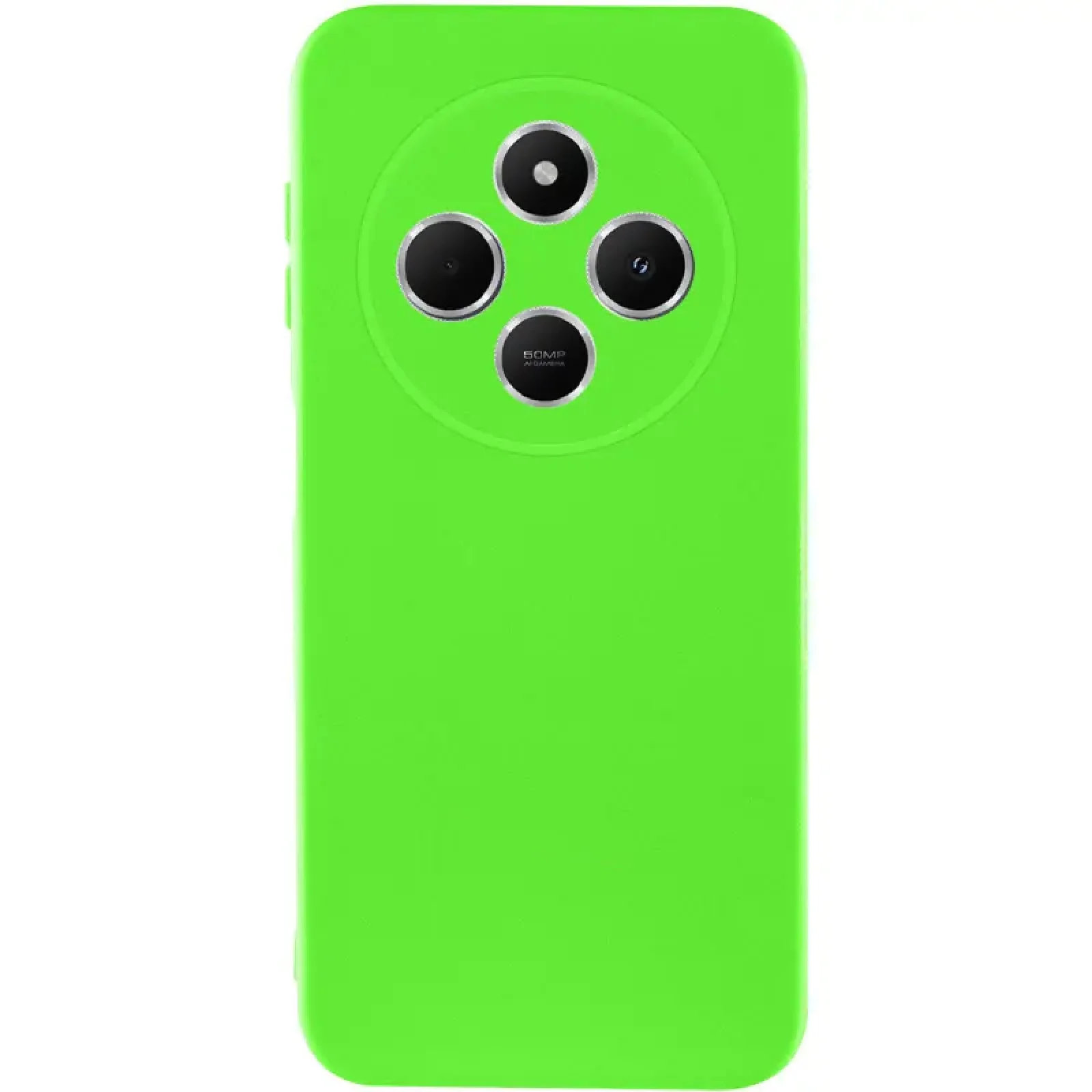 Чехол Silicone Cover Lakshmi Full Camera (AA) для Xiaomi Redmi 14C, Poco C75 Neon Green