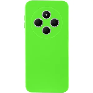 Цвет: Зеленый - Чехол Silicone Cover Lakshmi Full Camera (AA) для Xiaomi Redmi 14C, Poco C75 Neon Green