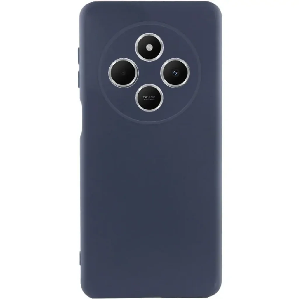 Чехол Silicone Cover Lakshmi Full Camera (AA) для Xiaomi Redmi 14C, Poco C75 Midnight Blue