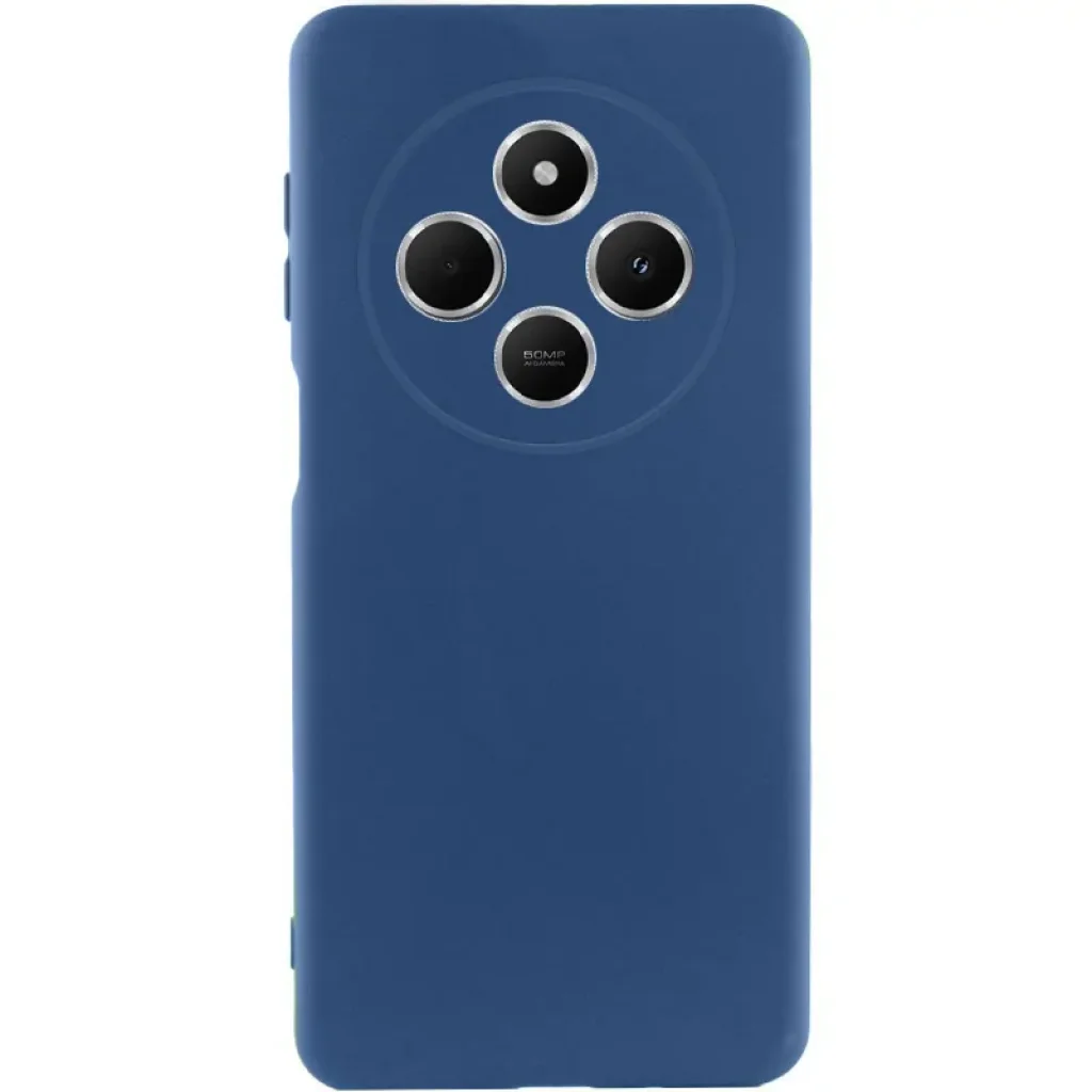 Чехол Silicone Cover Lakshmi Full Camera (AA) для Xiaomi Redmi 14C, Poco C75 Navy Blue