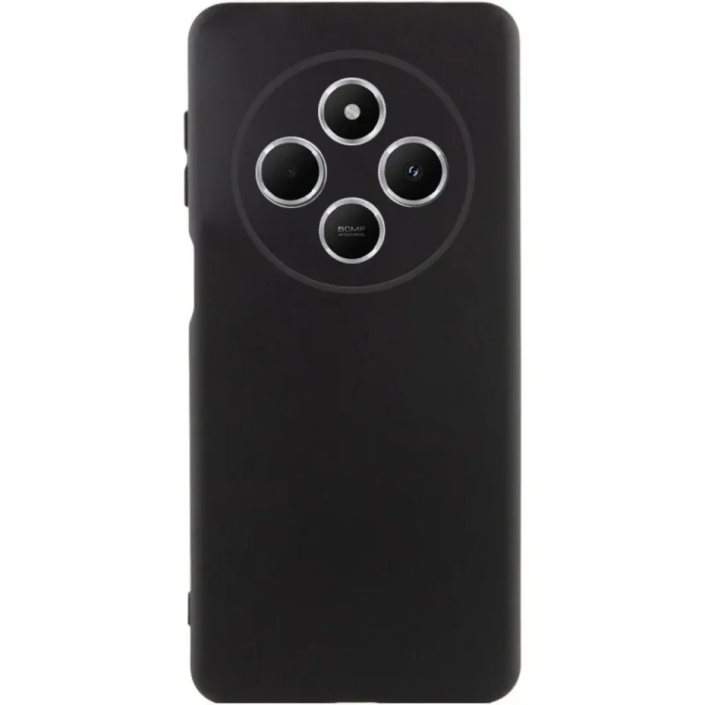 Чехол Silicone Cover Lakshmi Full Camera (AA) для Xiaomi Redmi 14C, Poco C75 Black