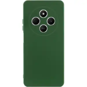 Цвет: Зеленый - Чехол Silicone Cover Lakshmi Full Camera (AA) для Xiaomi Redmi 14C, Poco C75 Dark Green