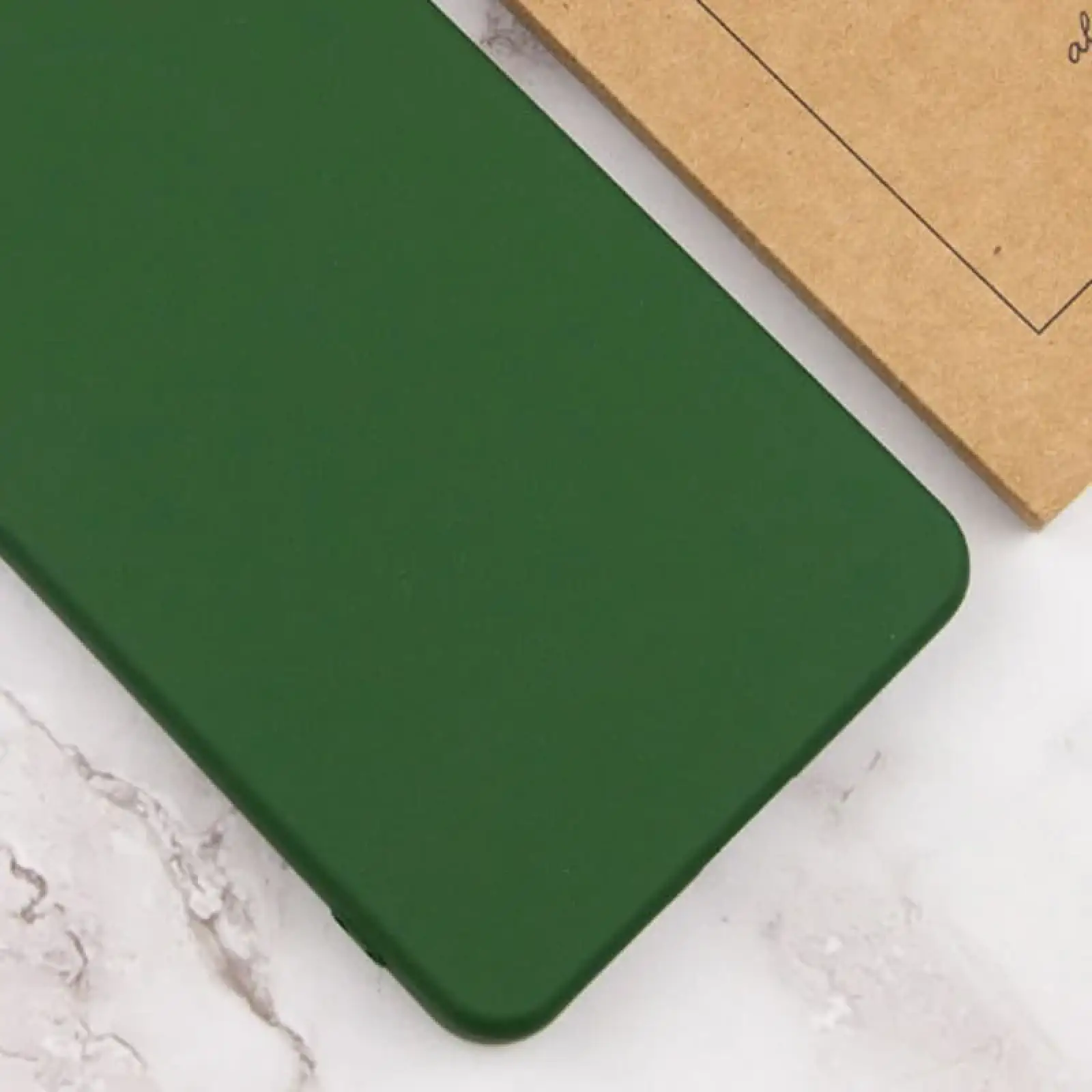 Чехол Silicone Cover Lakshmi Full Camera (AA) для Xiaomi Redmi 14C, Poco C75 Dark Green