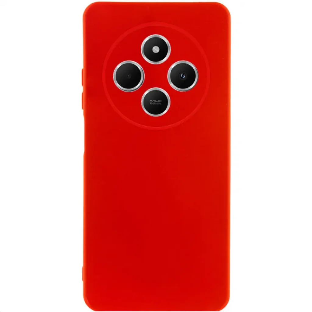 Чохол Silicone Cover Lakshmi Full Camera (AA) для Xiaomi Redmi 14C, Poco C75 Red