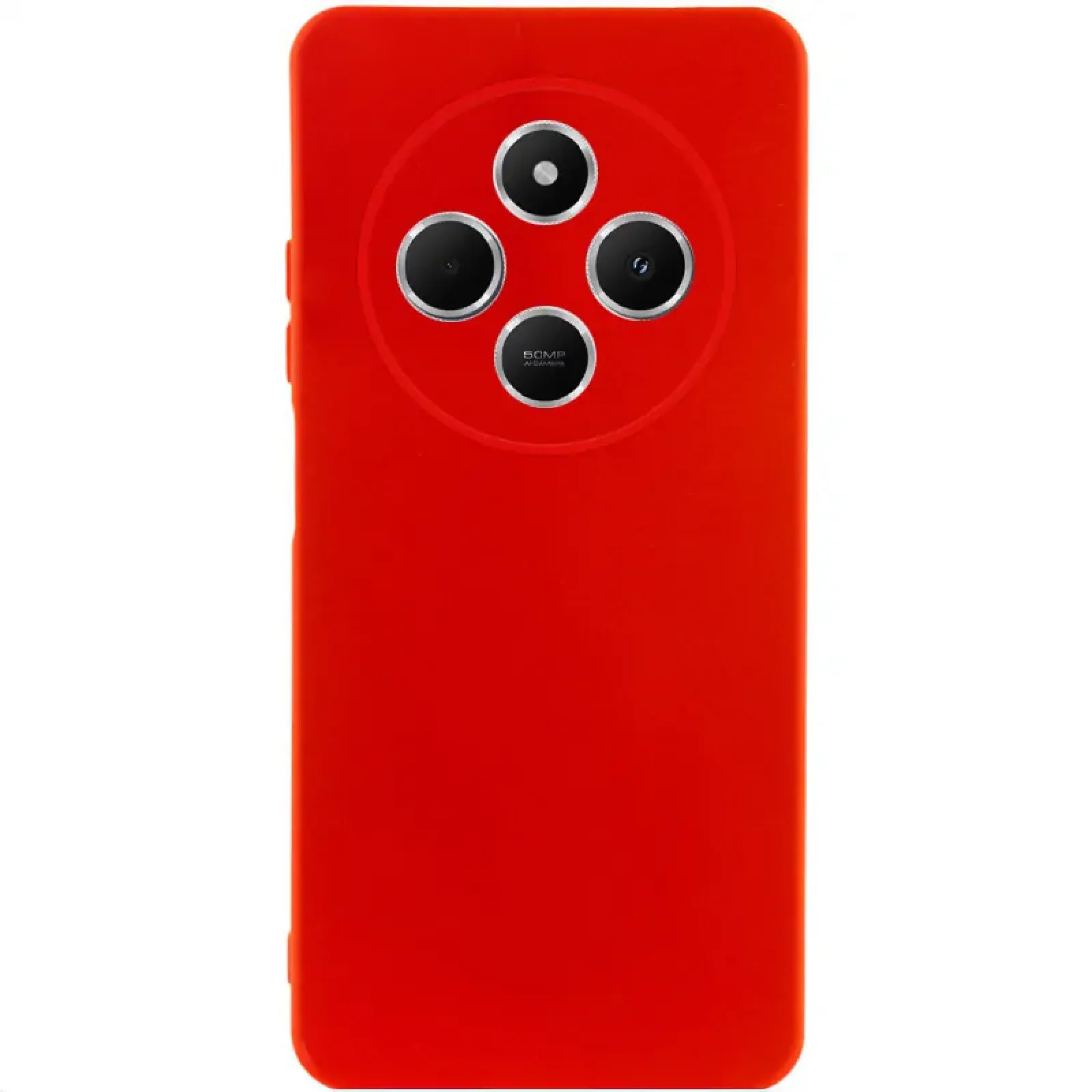Чехол Silicone Cover Lakshmi Full Camera (AA) для Xiaomi Redmi 14C, Poco C75 Red