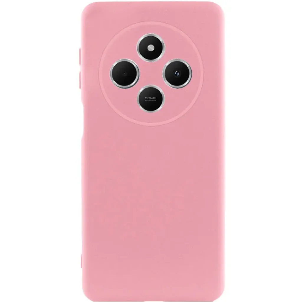Чохол Silicone Cover Lakshmi Full Camera (AA) для Xiaomi Redmi 14C, Poco C75 Pink