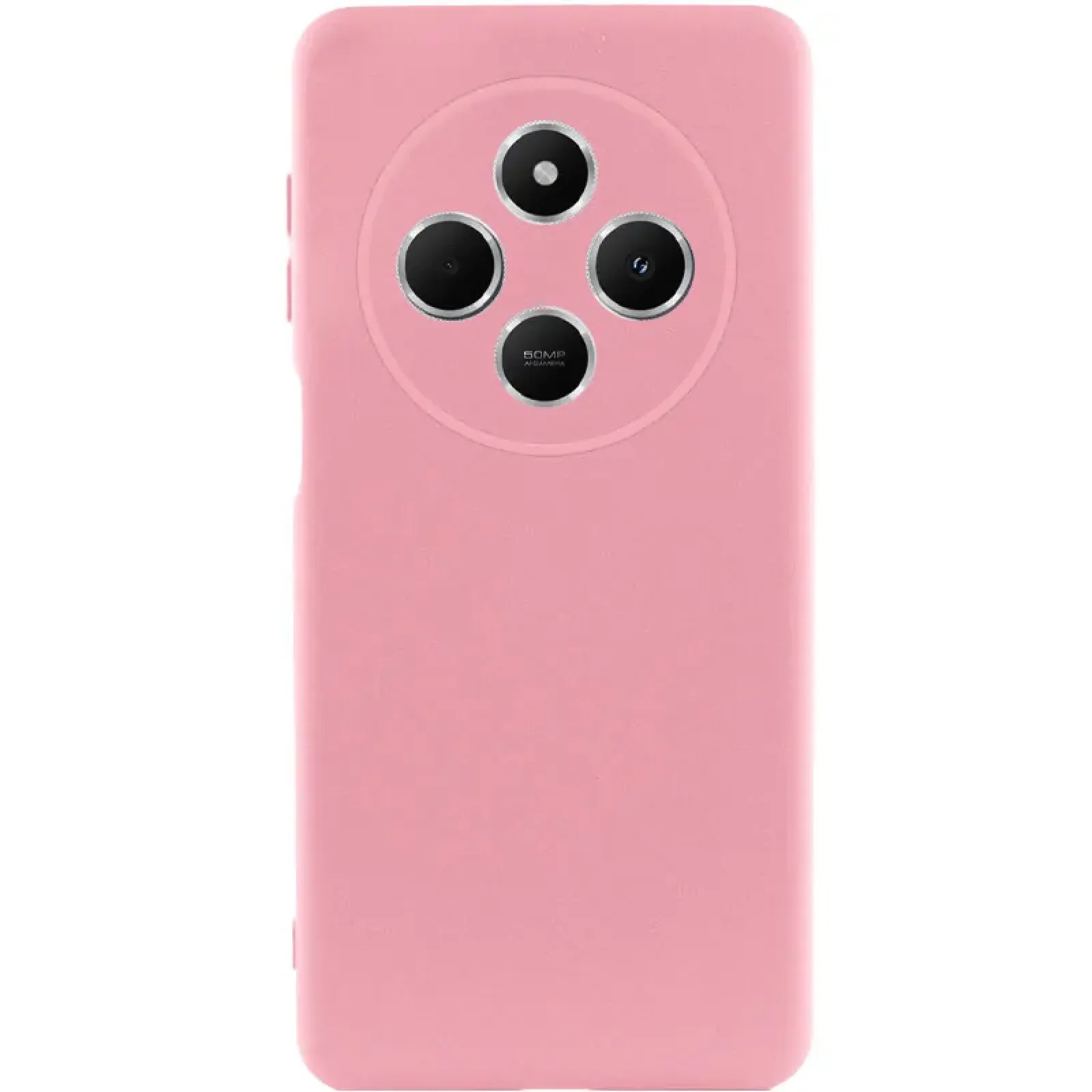Чехол Silicone Cover Lakshmi Full Camera (AA) для Xiaomi Redmi 14C, Poco C75 Pink