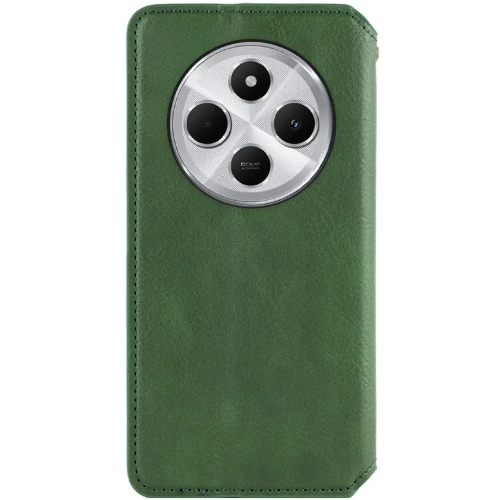 Чехол Getman Cubic PU Case для Xiaomi Redmi 14C, Poco C75 Green