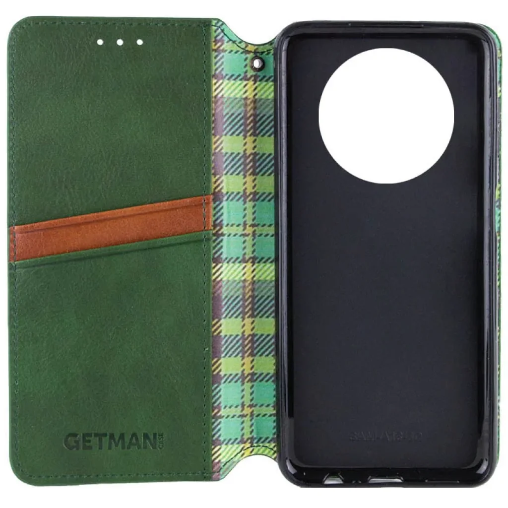 Чехол Getman Cubic PU Case для Xiaomi Redmi 14C, Poco C75 Green