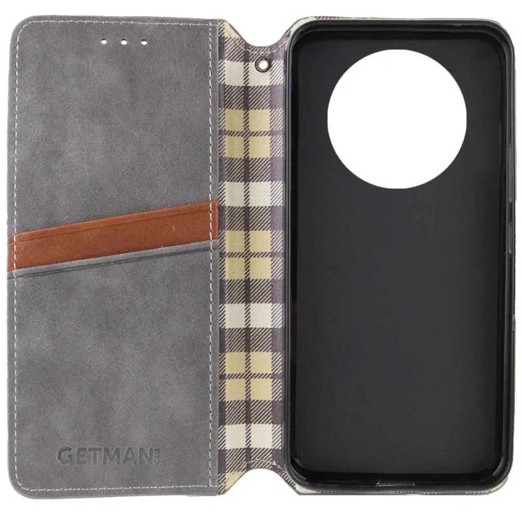 Чохол Getman Cubic PU Case для Xiaomi Redmi 14C, Poco C75 Grey
