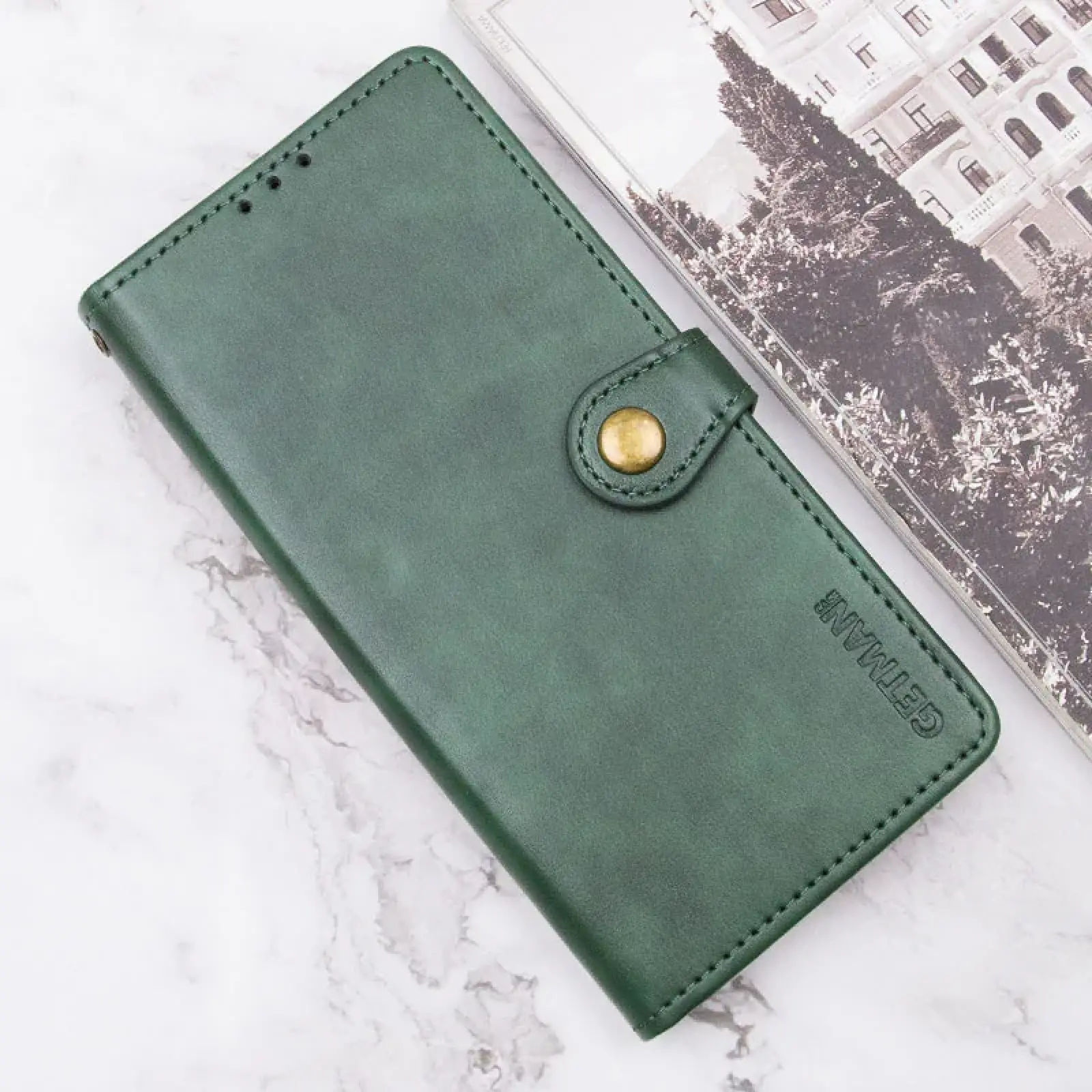 Чехол Getman Gallant PU Case для Xiaomi Redmi 14C, Poco C75 Green