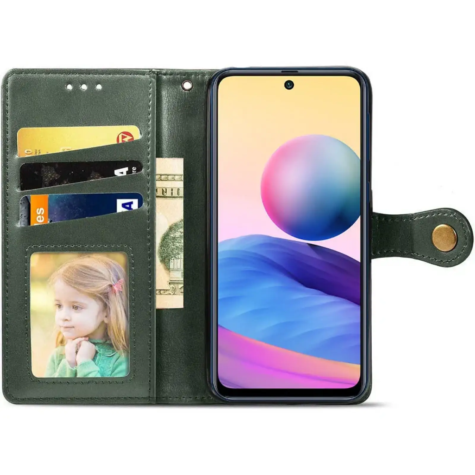 Чехол Getman Gallant PU Case для Xiaomi Redmi 14C, Poco C75 Green