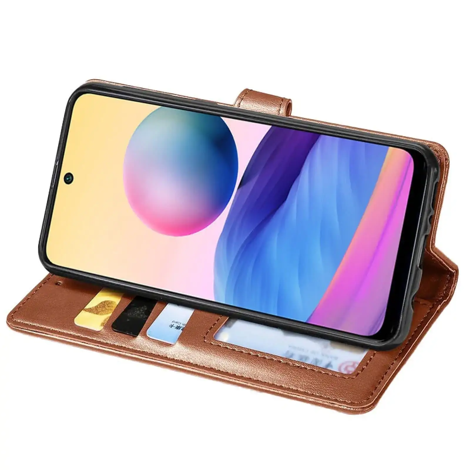 Чехол Getman Gallant PU Case для Xiaomi Redmi 14C, Poco C75 Brown