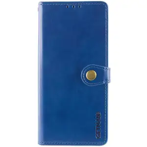 Цвет: Синий - Чехол Getman Gallant PU Case для Xiaomi Redmi 14C, Poco C75 Blue